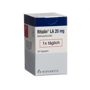 Ritalin LA 20 mg 60 capsule
