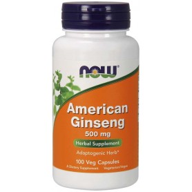 NOW Foods – American Ginseng 500 mg 100 caps Now foods